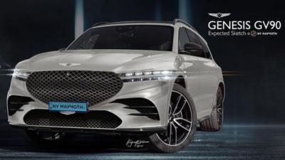 Genesis GV90 2023 - Phiên bản đối đầu nặng ký của Mercedes-Benz EQS SUV
