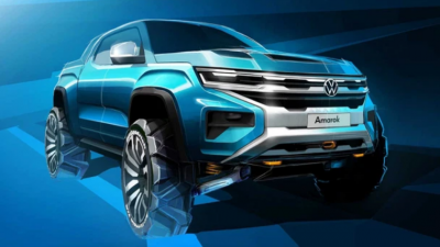 Volkswagen “nhá hàng” bán tải Amarok 2022 - Anh em sinh đôi của Ford Ranger 2022