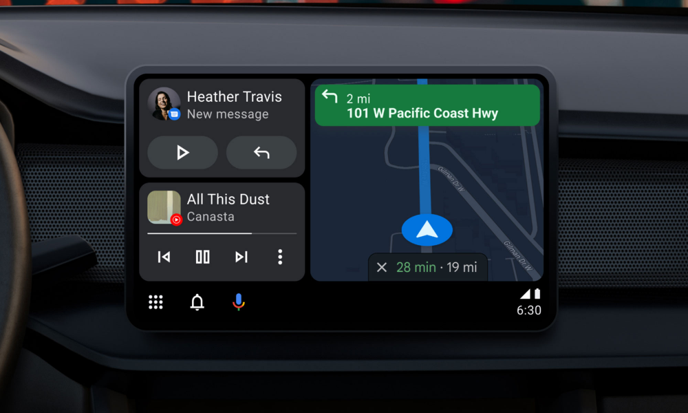 Tính năng nhắn tin, nghe nhạc, chỉ đường trên Android Auto
